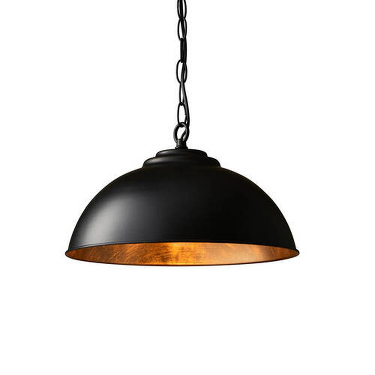 HÄNGELEUCHTE 34.5/85 cm  - Schwarz/Bronzefarben, Basics, Metall (34.5/85cm) - ENDON