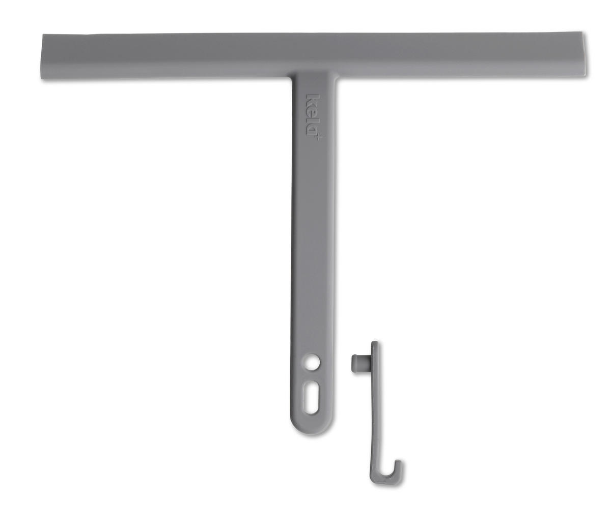BRISAČ ZA TUŠ KABINU - tamnosiva, Konvencionalno, plastika (21,5/25,5/2cm) - Kela