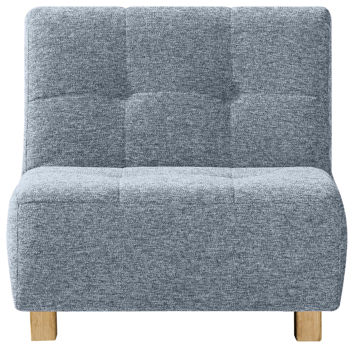 SCHLAFSESSEL Flachgewebe Hellblau    - Naturfarben/Hellblau, Design, Holz/Textil (85/92/102cm) - Novel