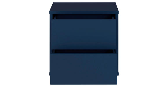 NACHTSCHRANK 50/48/42 cm  - Silberfarben/Dunkelblau, Trend, Holzwerkstoff/Kunststoff (50/48/42cm) - Carryhome