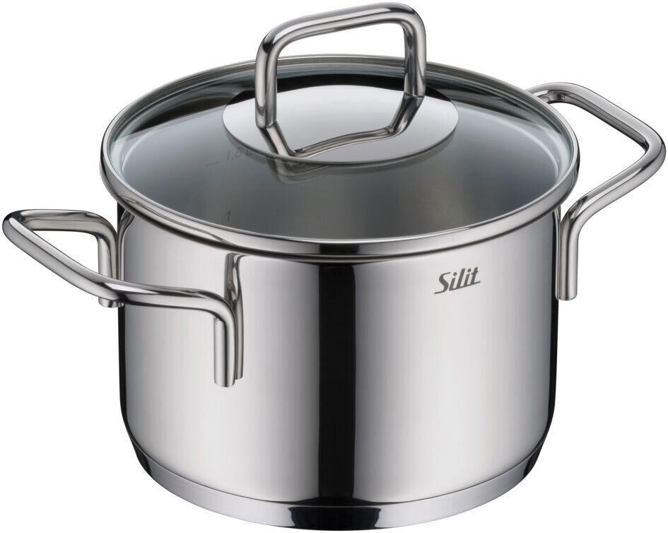 BRATENTOPF Extra Cook 2L L  - Edelstahlfarben, Basics, Metall (25,2/18,8/14,1cm) - Silit