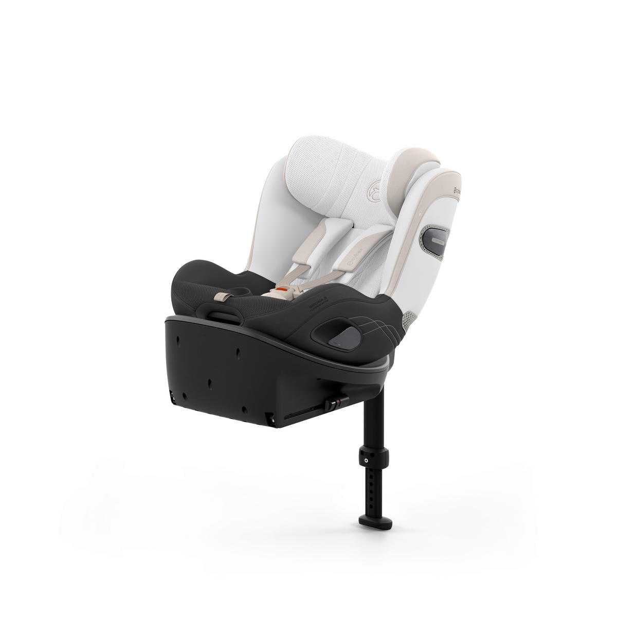 REBOARDER-KINDERSITZ Sirona Si Style Off White  - Weiß, Basics, Kunststoff/Textil (61/45,5/49,5cm) - cybex PLATINUM