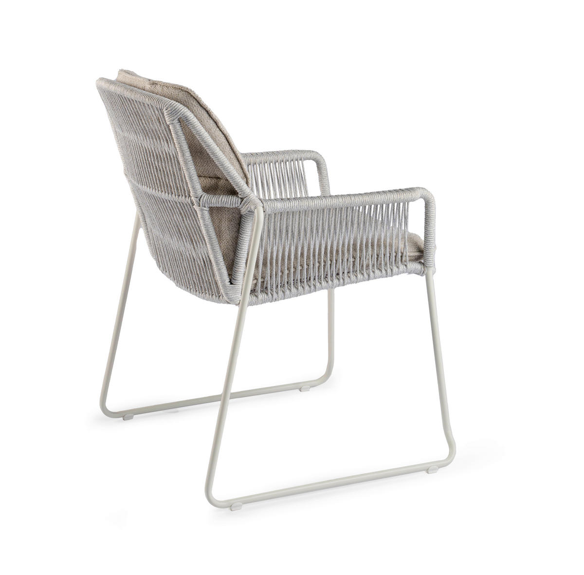 STAPELSTUHL in Metall, Textil Weiß  - Weiß, Basics, Textil/Metall (66/87/64cm) - Tierra Outdoor