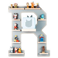 KINDERREGAL  - Grau, Modern, Holzwerkstoff (44/54/19cm) - Livetastic