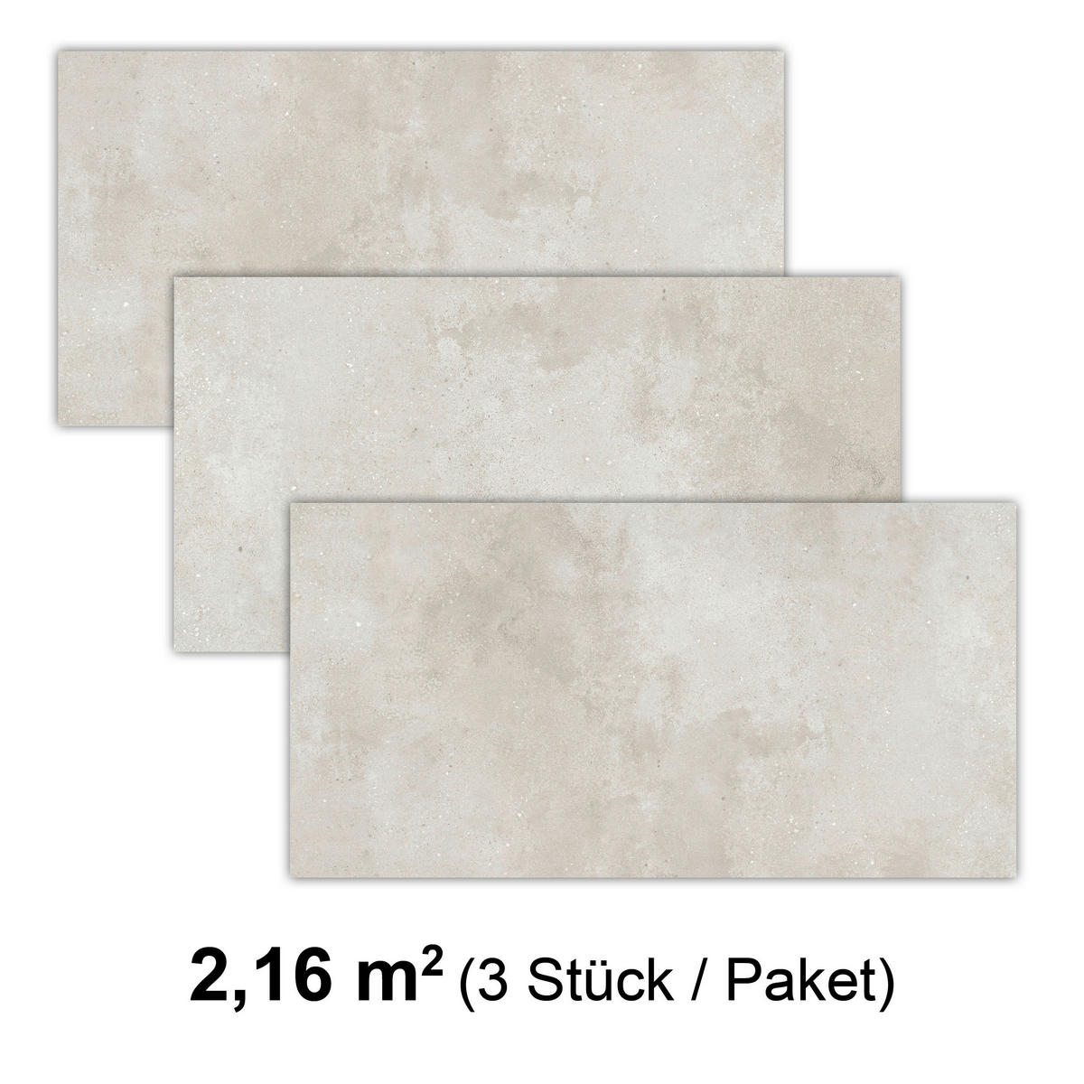 Vinyl für die Wand XL  - Beige, MODERN, Kunststoff (120/60/0,37cm)