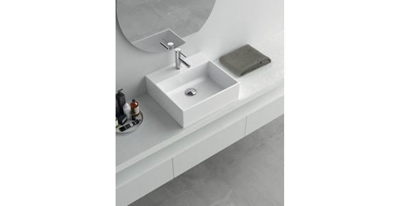 WASCHBECKEN 50/16/48 cm  - Weiß, Basics, Keramik (50/16/48cm) - Novel