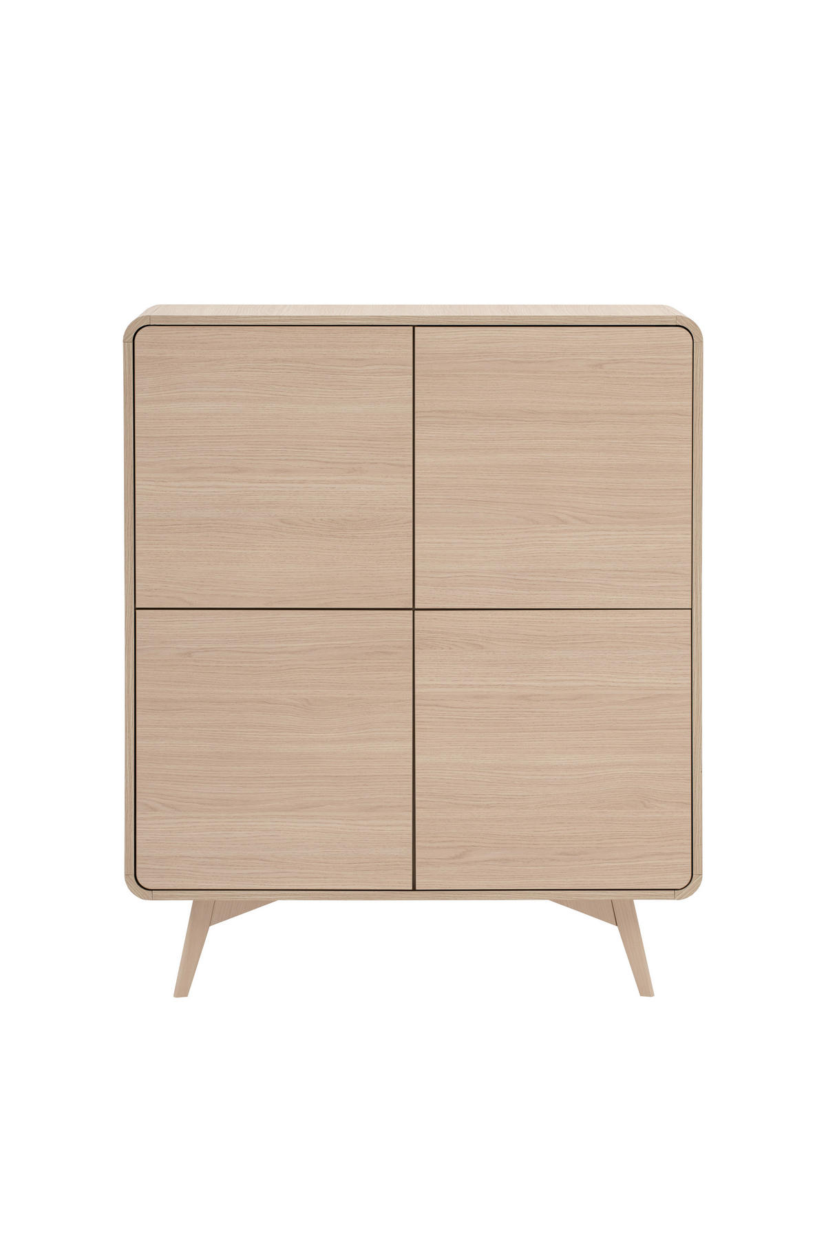 HIGHBOARD , 108/130/39 cm,  - Eichefarben, Design, Holz/Holzwerkstoff (108/130/39cm) - Livetastic