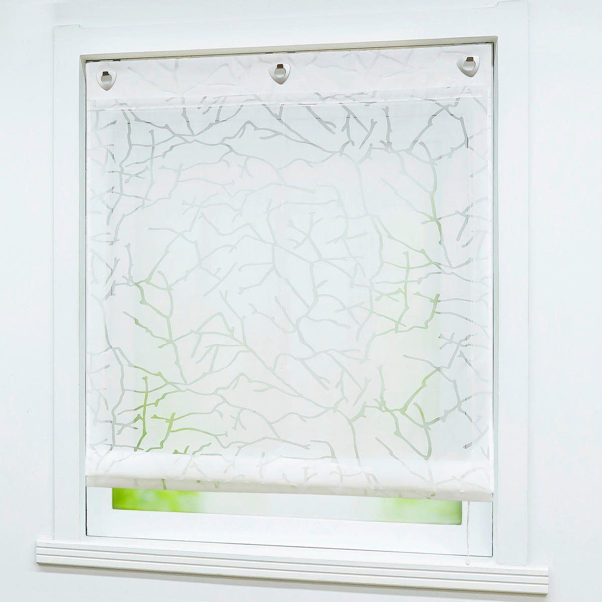 FALTROLLO  transparent  60/140 cm    - Weiß, Basics, Textil (60/140cm) - Joyswahl