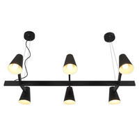 HÄNGELEUCHTE 120/26/67 cm    - Schwarz, Design, Metall (120/26/67cm) - It's about Romi