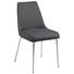 STUHL in Textil Dunkelgrau - Chromfarben/Dunkelgrau, Design, Textil/Metall (49,5/82,5/59cm) - Carryhome STUHL in Textil Dunkelgrau - Chromfarben/Dunkelgrau, Design, Textil/Metall (49,5/82,5/59cm) - Carryhome