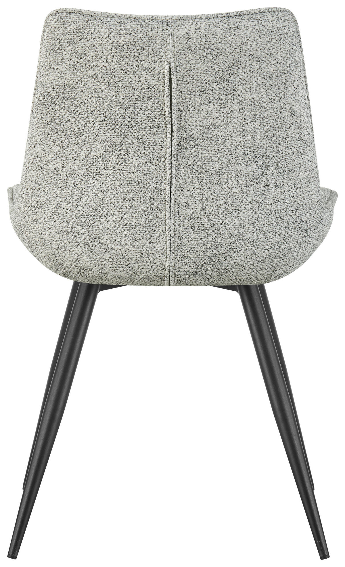 STUHL  in Eisen Leinenoptik Holz, Metall, Textil  - Beige/Schwarz, KONVENTIONELL, Holz/Textil (54/88/61,5cm) - MID.YOU
