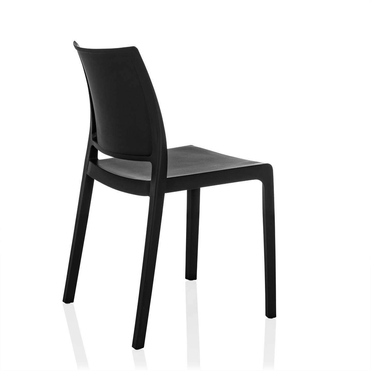 STOL  - svart, Modern, plast (47/80/51cm) - MID.YOU