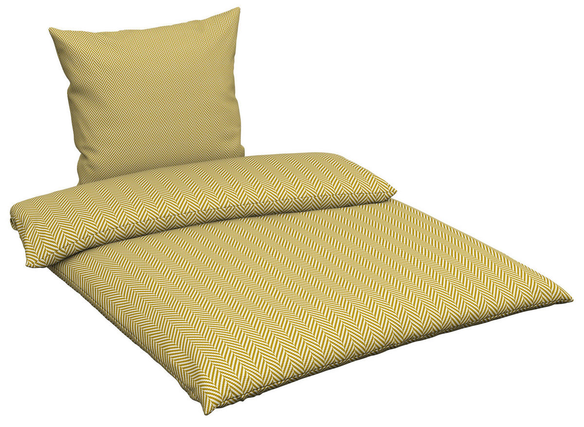BETTWÄSCHE Flanell 140/220 cm  - Weiß/Grau, Textil (140/220cm) - Novel