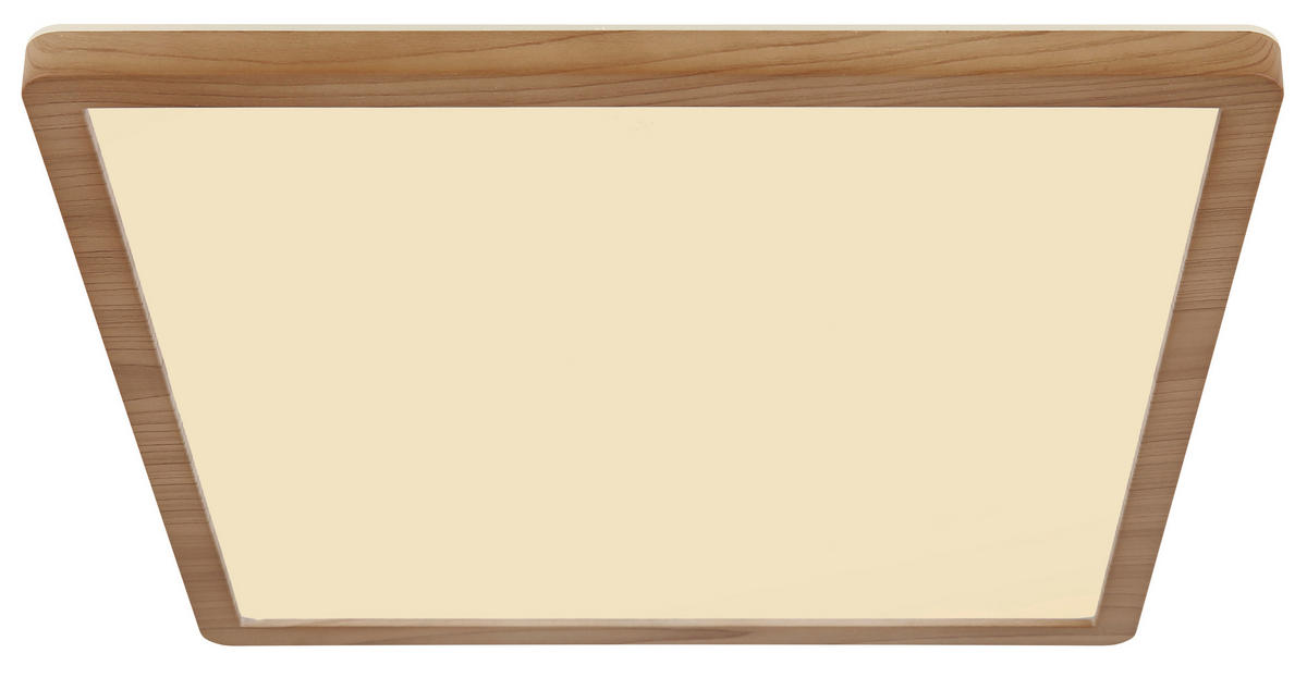 LED-DECKENLEUCHTE 18 W    29,4/29,4/25 cm  - Weiss/Opal, Natur, Kunststoff (29,4/29,4/25cm) - Globo
