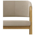 ARMLEHNSTUHL  in Mikrofaser  - Eichefarben/Naturfarben, KONVENTIONELL, Holz/Textil (59/96/60cm) - Carryhome