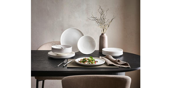 KOMBISERVICE Vola 12-teilig  - Weiß, Design, Keramik - Novel