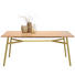 ESSTISCH in Holz, Metall 175/90/76 cm - Goldfarben/Akaziefarben, LIFESTYLE, Holz/Metall (175/90/76cm) - Landscape ESSTISCH in Holz, Metall 175/90/76 cm - Goldfarben/Akaziefarben, LIFESTYLE, Holz/Metall (175/90/76cm) - Landscape