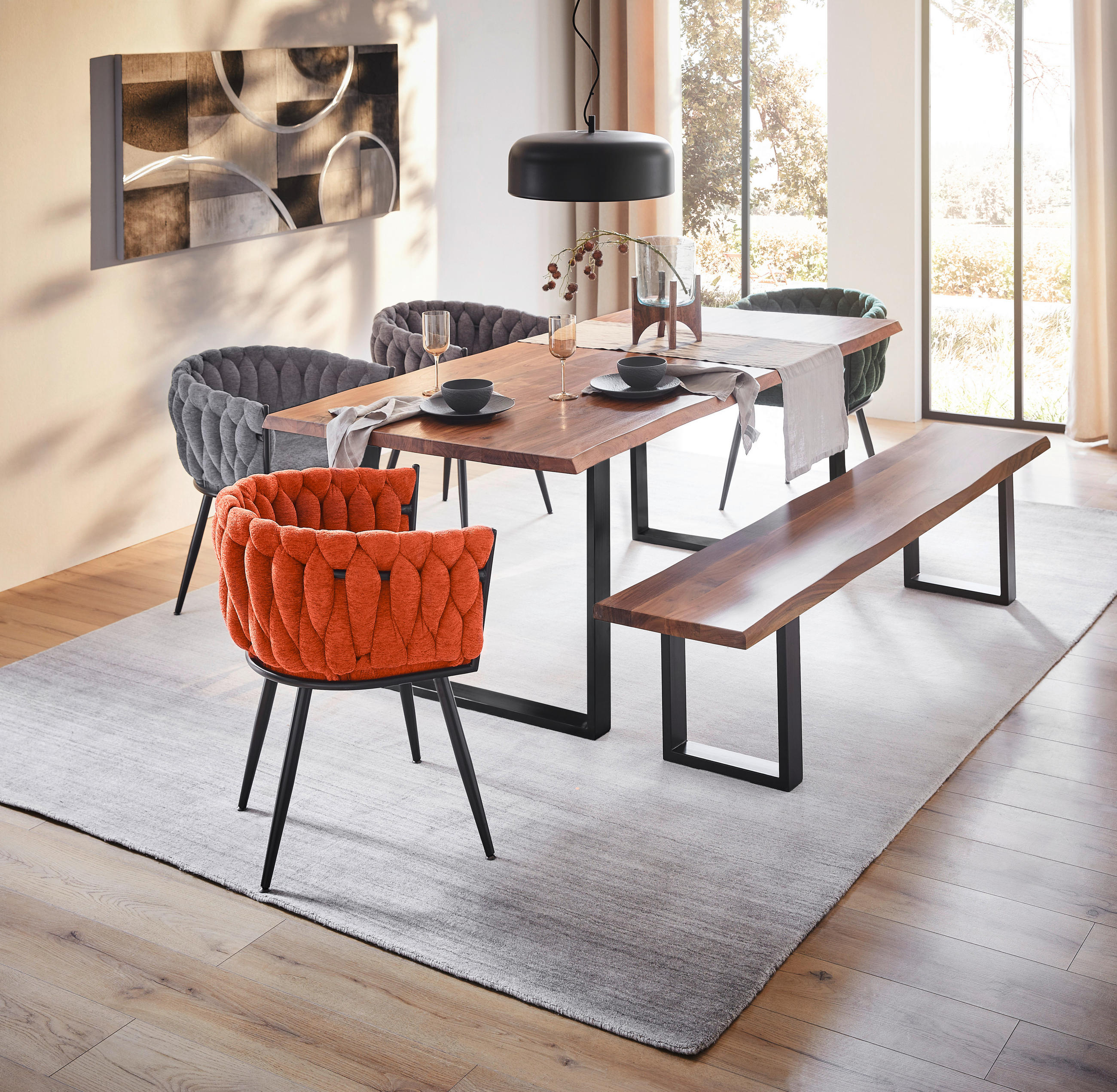 SITZBANKPLATTE in  - Akaziefarben, Natur, Holz (180/3,8/40cm) - Valdera