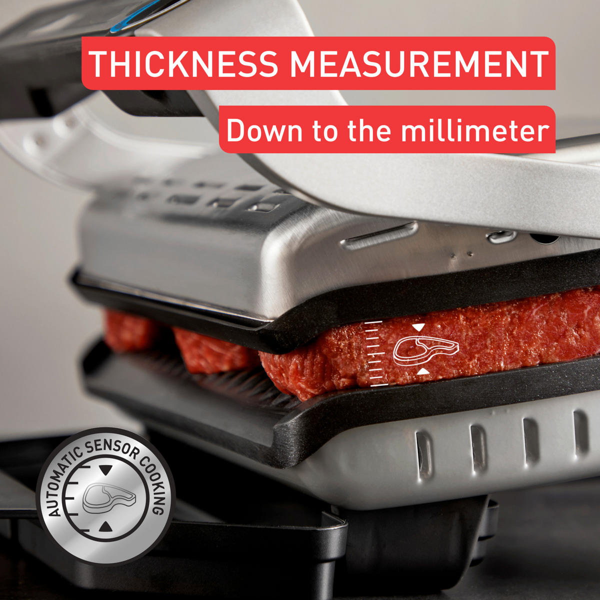 KONTAKTNI ŽAR   - srebrne barve, Basics, kovina (36.5/44.5/17.5cm) - Tefal