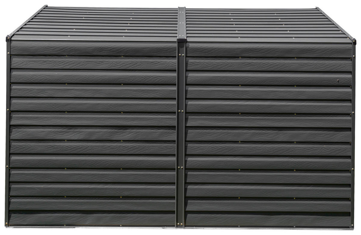 GERÄTEHAUS 295/208/124 cm  - Grau, Basics (295/208/124cm) - Ambia Garden