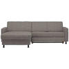 ECKSOFA in Webstoff Grau  165/257 cm  - Schwarz/Grau, Design, Kunststoff/Textil (165/257cm) - Xora