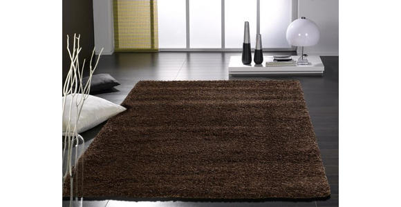HOCHFLORTEPPICH 80/200 cm FASHION SHAGGY Braun - Braun, Basics, Textil (80/200cm) - Novel