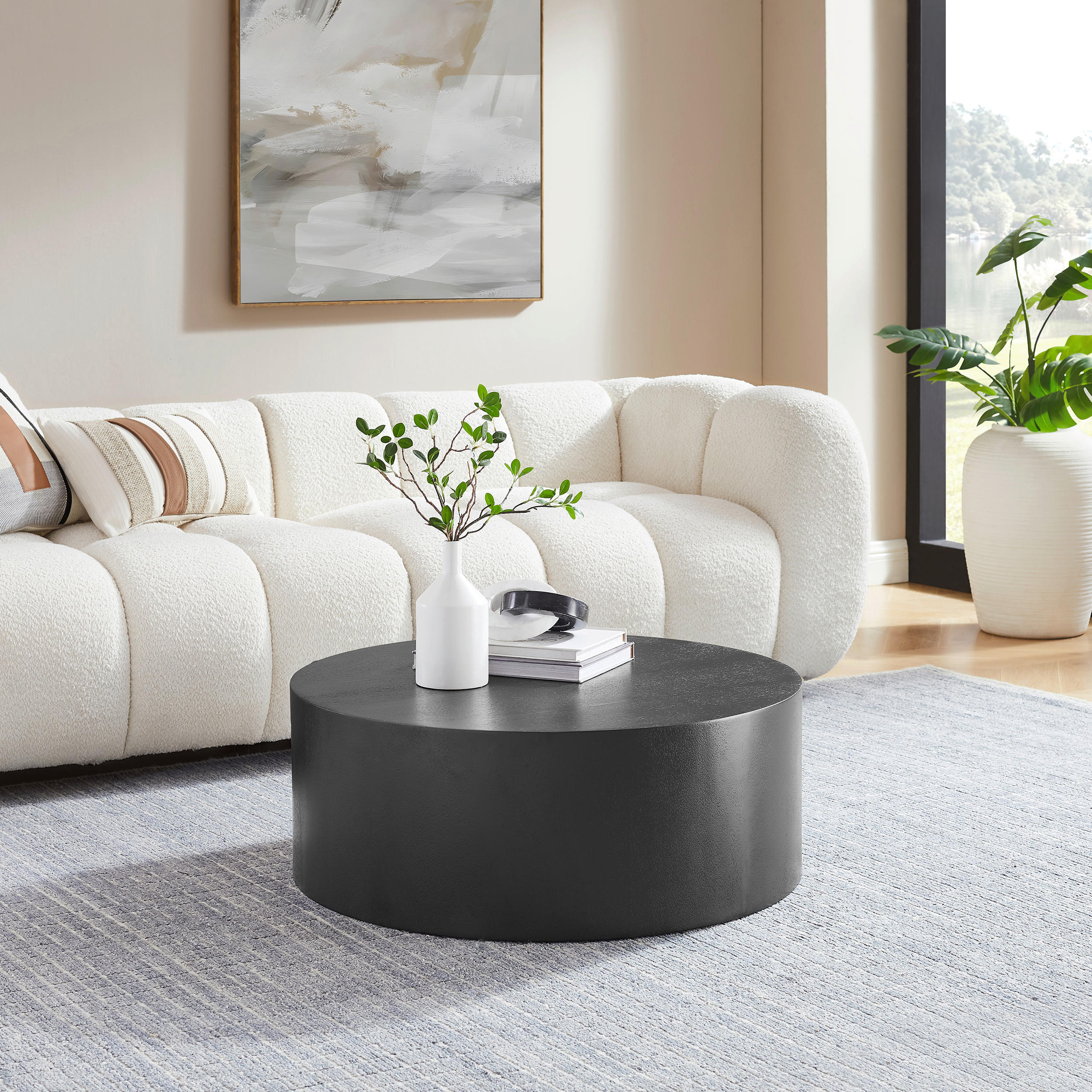 COUCHTISCH in Holzwerkstoff 80/80/30 cm  - Schwarz, Design, Holzwerkstoff (80/80/30cm) - Livetastic