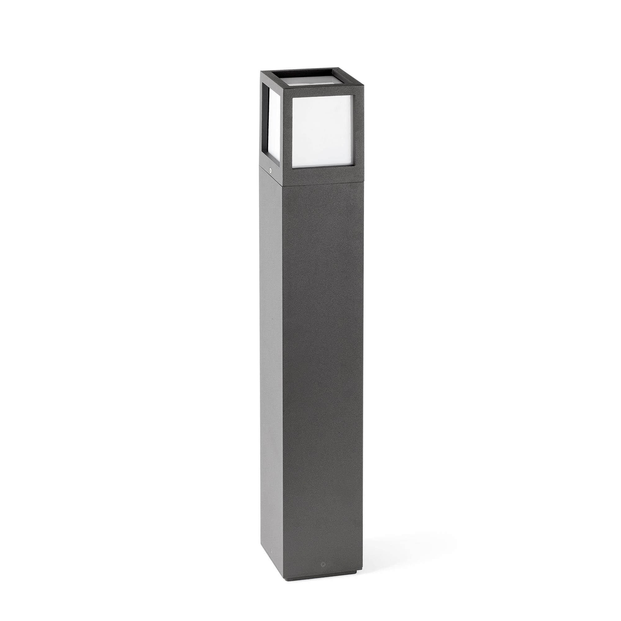 Faro Barcelona Pollerleuchte Dunkelgrau 10.8x65x10.8 cm