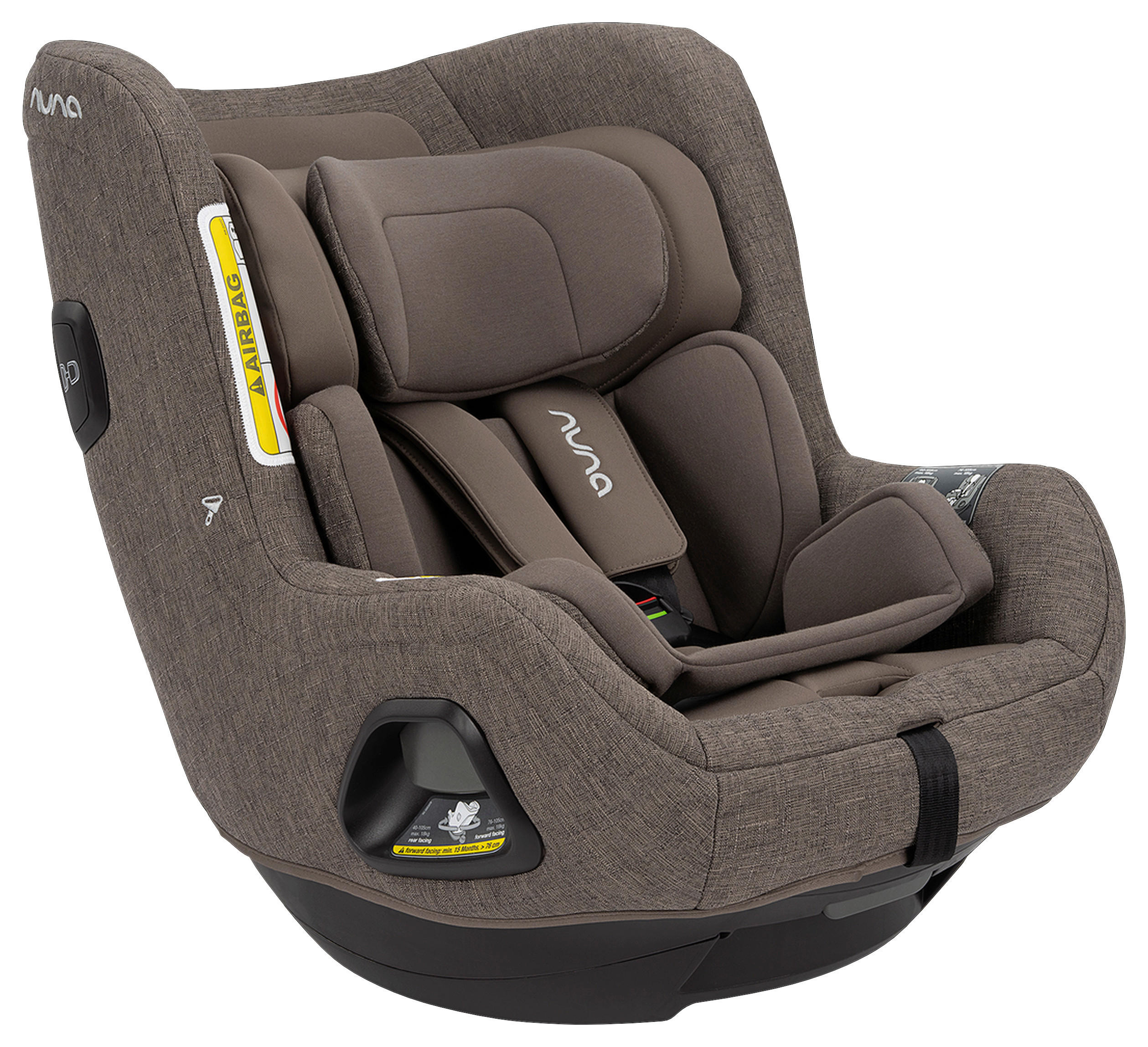 REBOARDER-KINDERSITZ TODL NEXT  - Graubraun/Grau, Basics, Naturmaterialien/Kunststoff (48/43/74cm) - Nuna