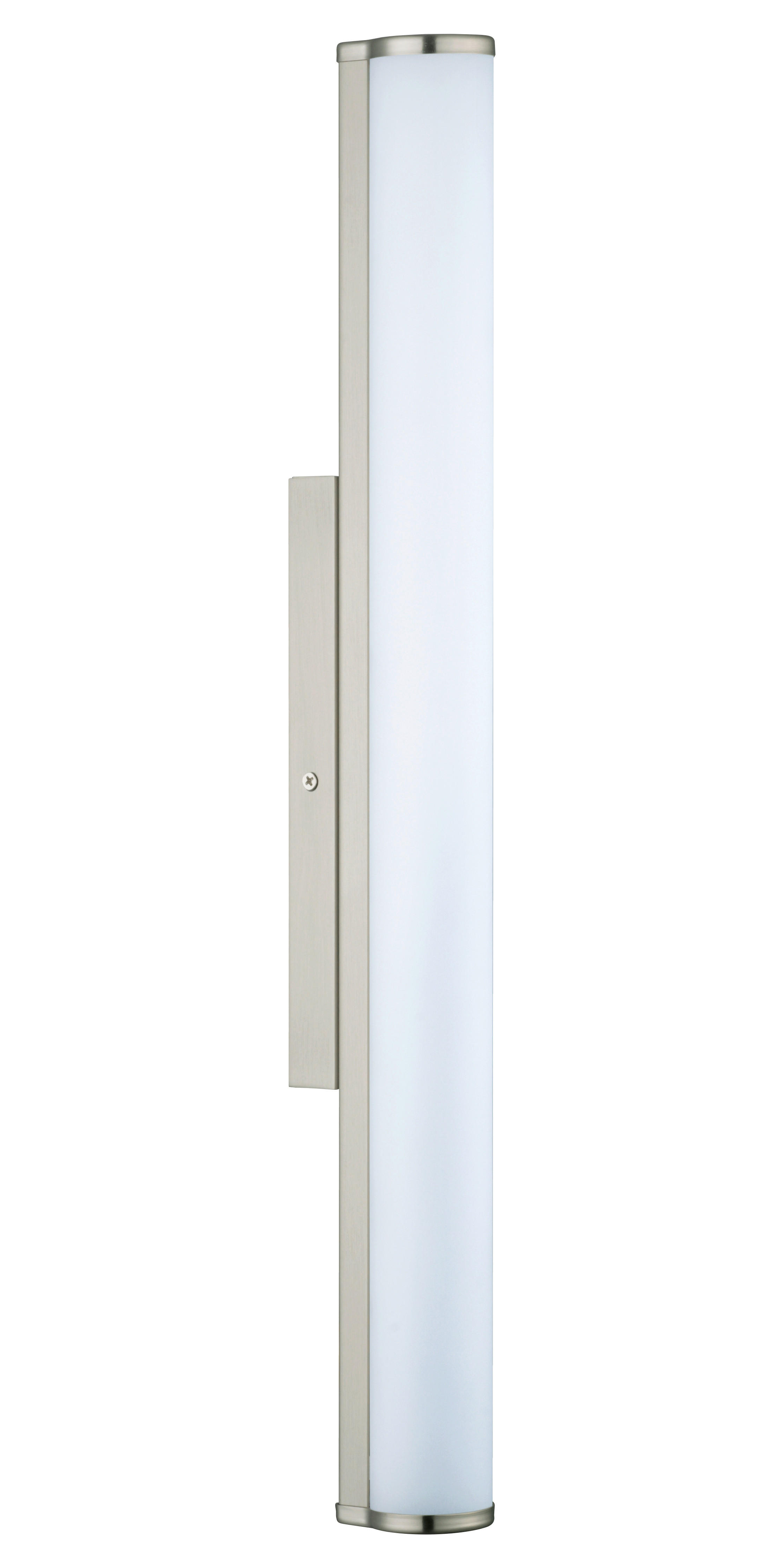 LED NÁSTENNÁ LAMPA, 60 cm - biela, Design, kov/sklo (60cm)