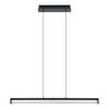 KRISTALL-HÄNGELEUCHTE 100/8/110 cm   - Schwarz, Trend, Glas/Metall (100/8/110cm)