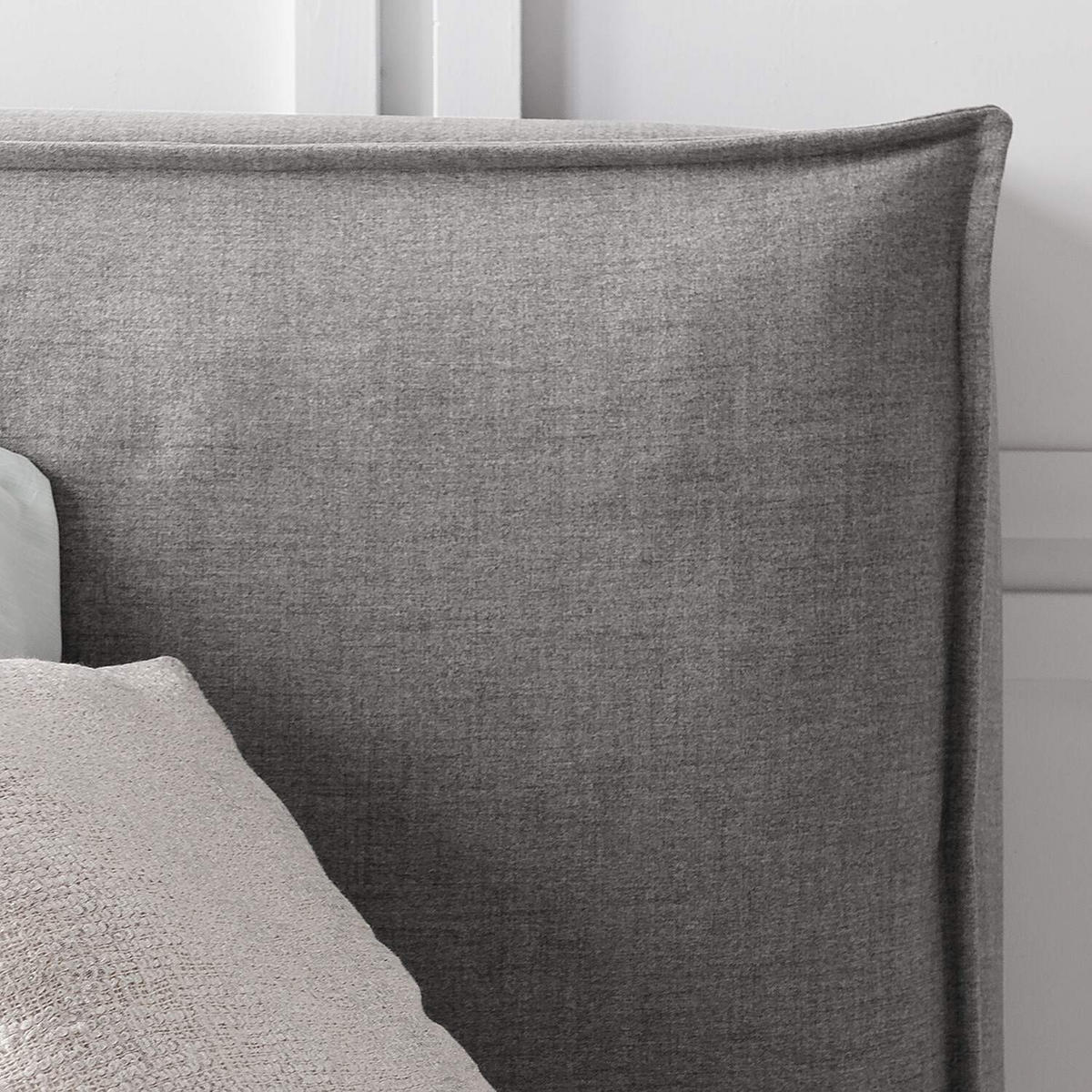 BOXSPRINGBETT 270/200 cm  in Hellgrau  - Hellgrau, Design, Textil (270/200cm) - home24