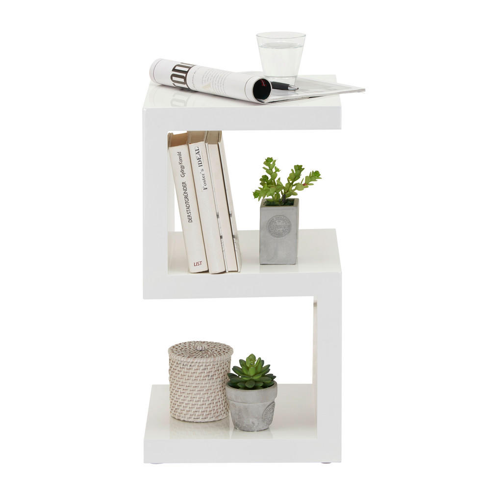 Thumbnail - Xora Beistelltisch, Weiß, Holzwerkstoff, quadratisch, Bodenplatte, 32x59x32 cm, Bsci, Wohnzimmer, Wohnzimmertische, Beis...