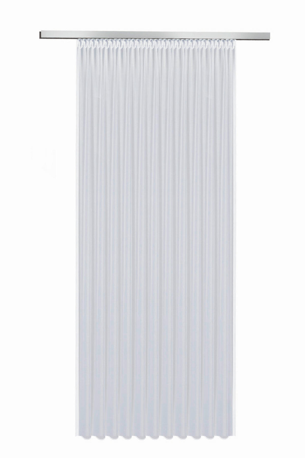 FERTIGSTORE  transparent  300/245 cm   - Weiß, Basics, Textil (300/245cm)