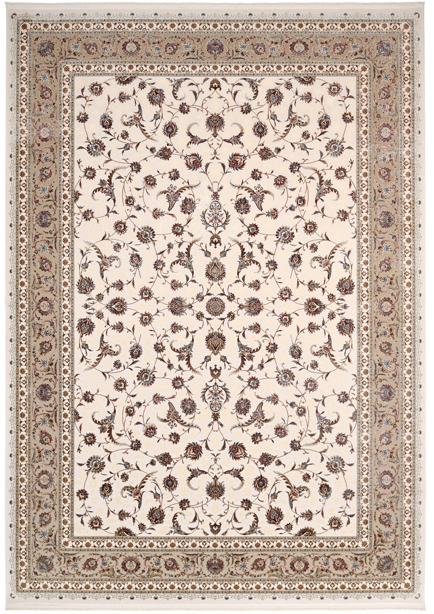 Dieter Knoll Webteppich Pangäa Creme, Beige 200x290 cm