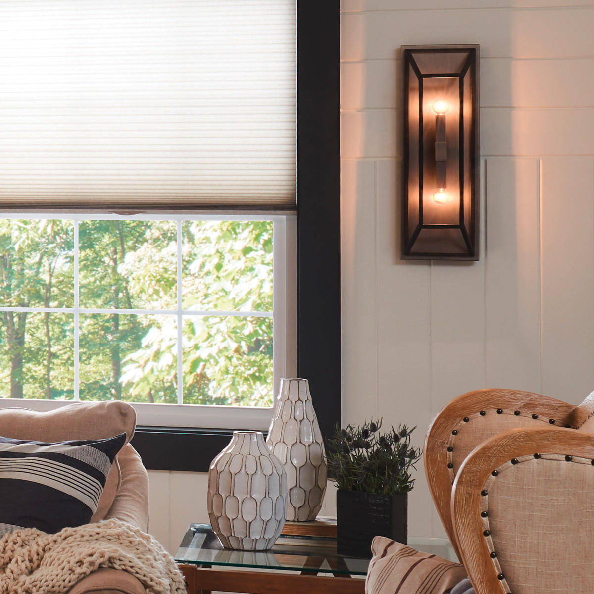 WANDLEUCHTE Elstead Fulton 19/23,5/56,6 cm   - Schwarz/Bronzefarben, KONVENTIONELL, Metall (19/23,5/56,6cm) - Elstead Lighting