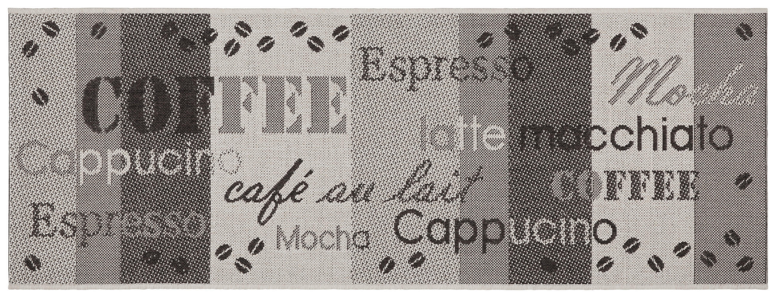 Teppich Läufer Küche Anthrazit Coffee 80x200 Cm