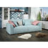 SCHLAFSOFA in Textil, Holzwerkstoff Hellblau - Pink/Hellgrau, Design, Holzwerkstoff/Kunststoff (250/87/129cm) - Carryhome SCHLAFSOFA in Textil, Holzwerkstoff Hellblau - Pink/Hellgrau, Design, Holzwerkstoff/Kunststoff (250/87/129cm) - Carryhome