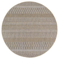 TEPIH ZA UNUTAR./VANJ. UPORAB  150/150 cm  bež  Melissa  - bež, Konvencionalno, tekstil (150/150cm)