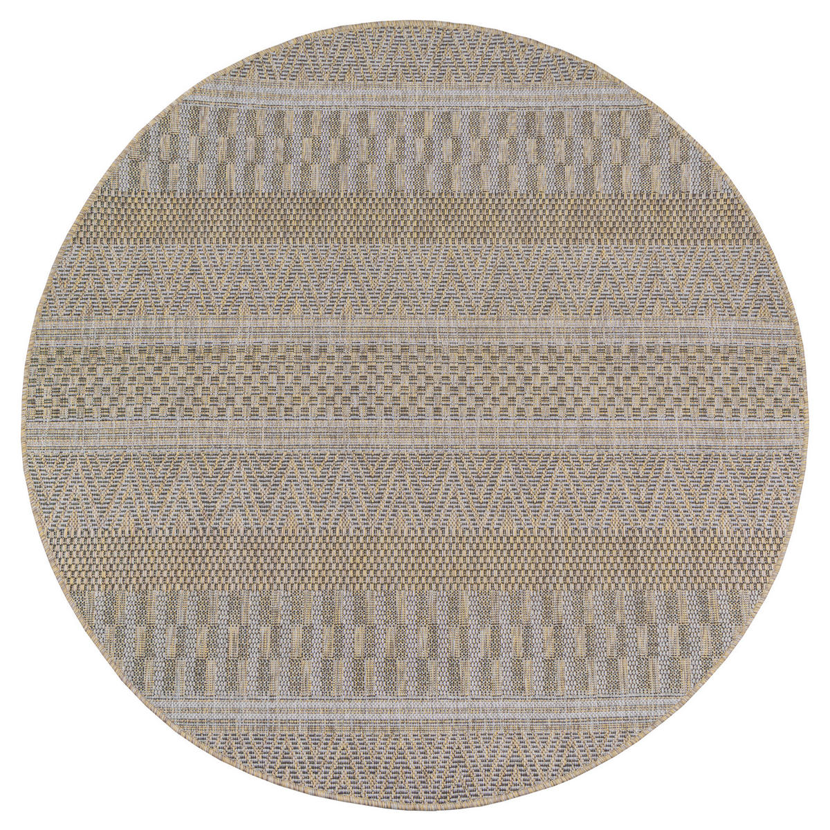 TEPIH ZA UNUTAR./VANJ. UPORAB  150/150 cm  bež  Melissa  - bež, Konvencionalno, tekstil (150/150cm)