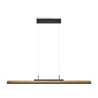 LED-HÄNGELEUCHTE Arian  120 cm  - Schwarz, MODERN, Metall (120cm) - Herzblut