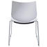 STUHL in Metall, Kunststoff Weiß, Chromfarben - Chromfarben/Weiß, Design, Kunststoff/Metall (49/83/51cm) - Valdera STUHL in Metall, Kunststoff Weiß, Chromfarben - Chromfarben/Weiß, Design, Kunststoff/Metall (49/83/51cm) - Valdera
