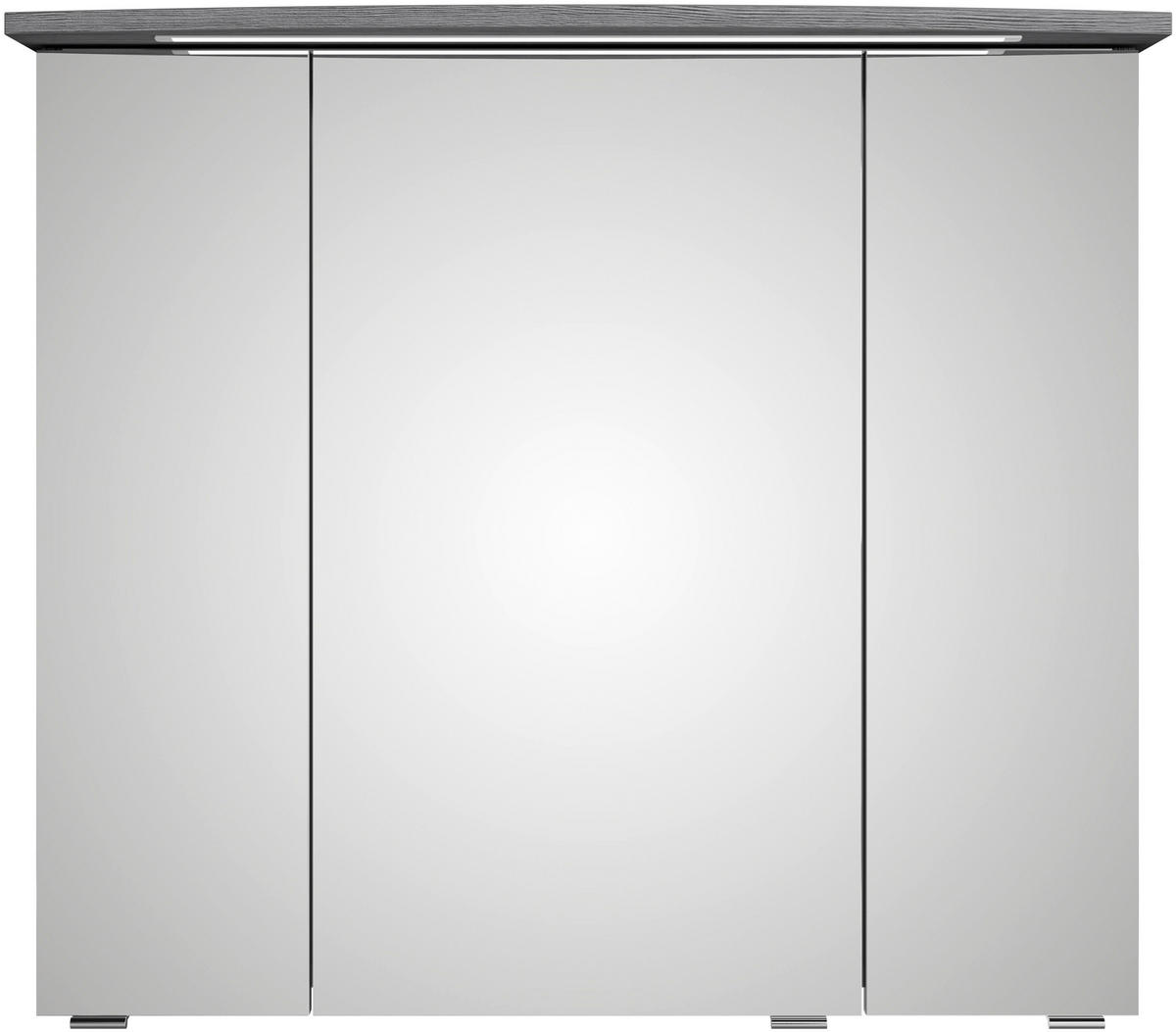 BADEZIMMER 3-teilig  in 84 cm  - Chromfarben/Graphitfarben, MODERN, Glas/Keramik (84cm) - Sadena
