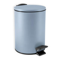 TRETEIMER ADELAR 3 L  - Schwarz/Grau, Basics, Kunststoff/Metall (16.80/16.80/22.80cm) - Spirella