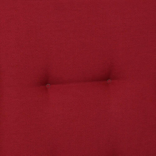 SESSELAUFLAGENSET Uni  - Kirschrot, Basics, Textil (50/7/100cm)