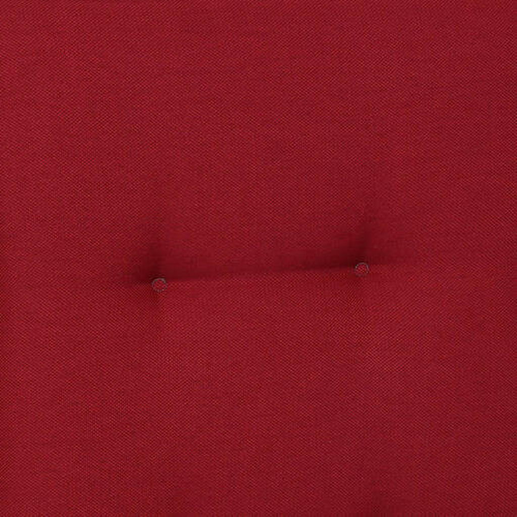 Thumbnail - Gartensitzkissen, Kirschrot, Textil, 2-teilig, Uni, Füllung: Schaumstoff, Vlies, 40-47x5x45 cm, Oeko-Tex® Standard 100, ...