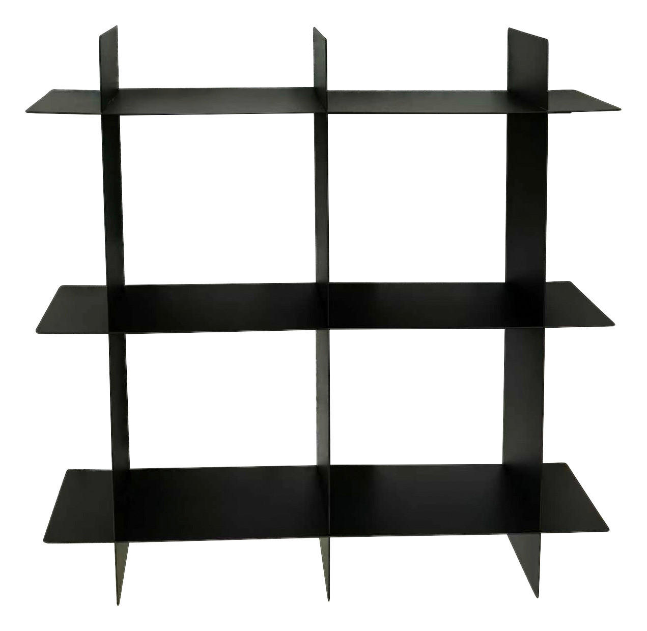 WANDREGAL 40/40/15 cm  - Schwarz, Basics, Metall (40/40/15cm) - Landscape