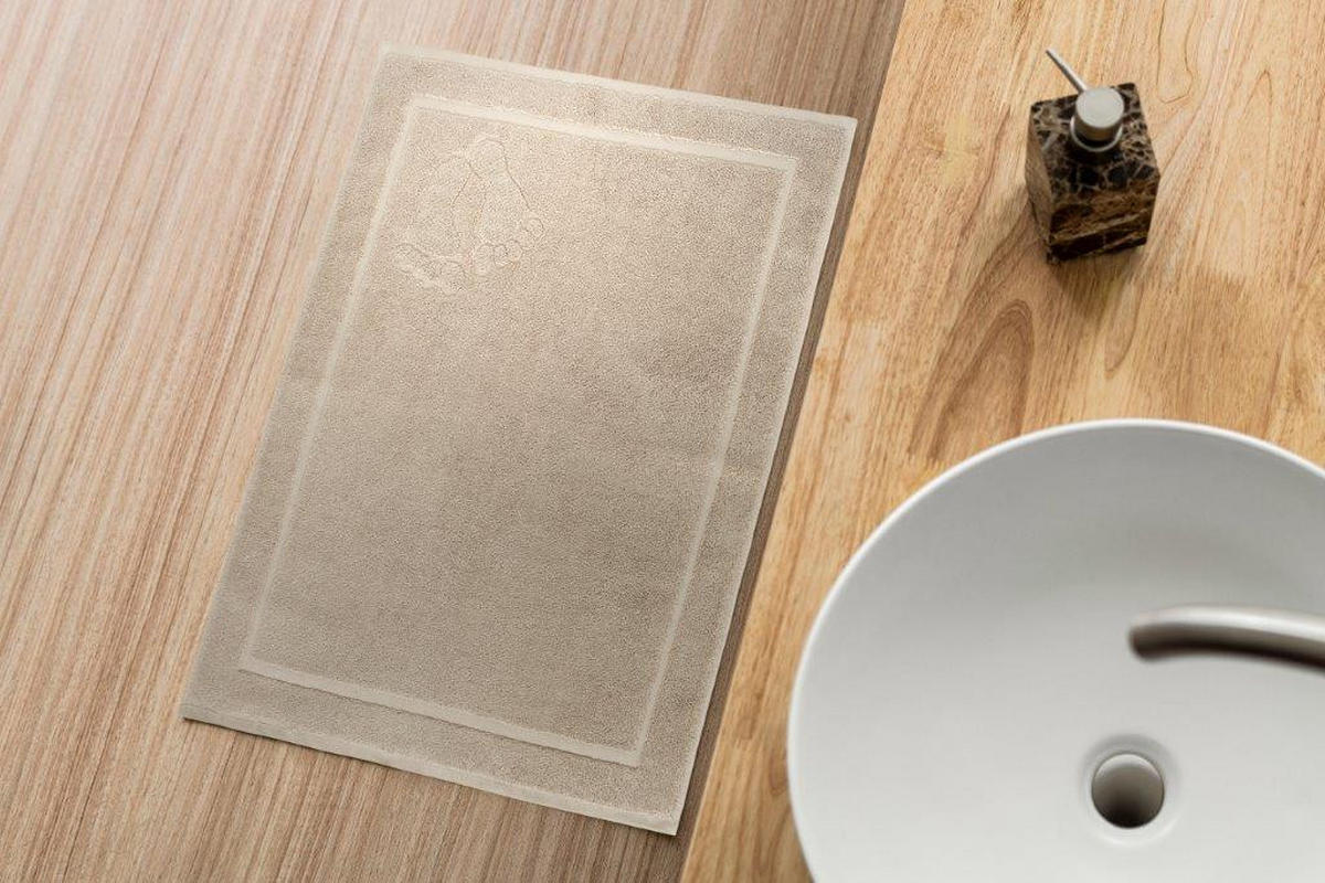 KUPATILSKA PROSTIRKA Bathmat  bežbraon 50/70 cm  - bežbraon, Osnovno, tekstil (50/70cm) - Boxxx