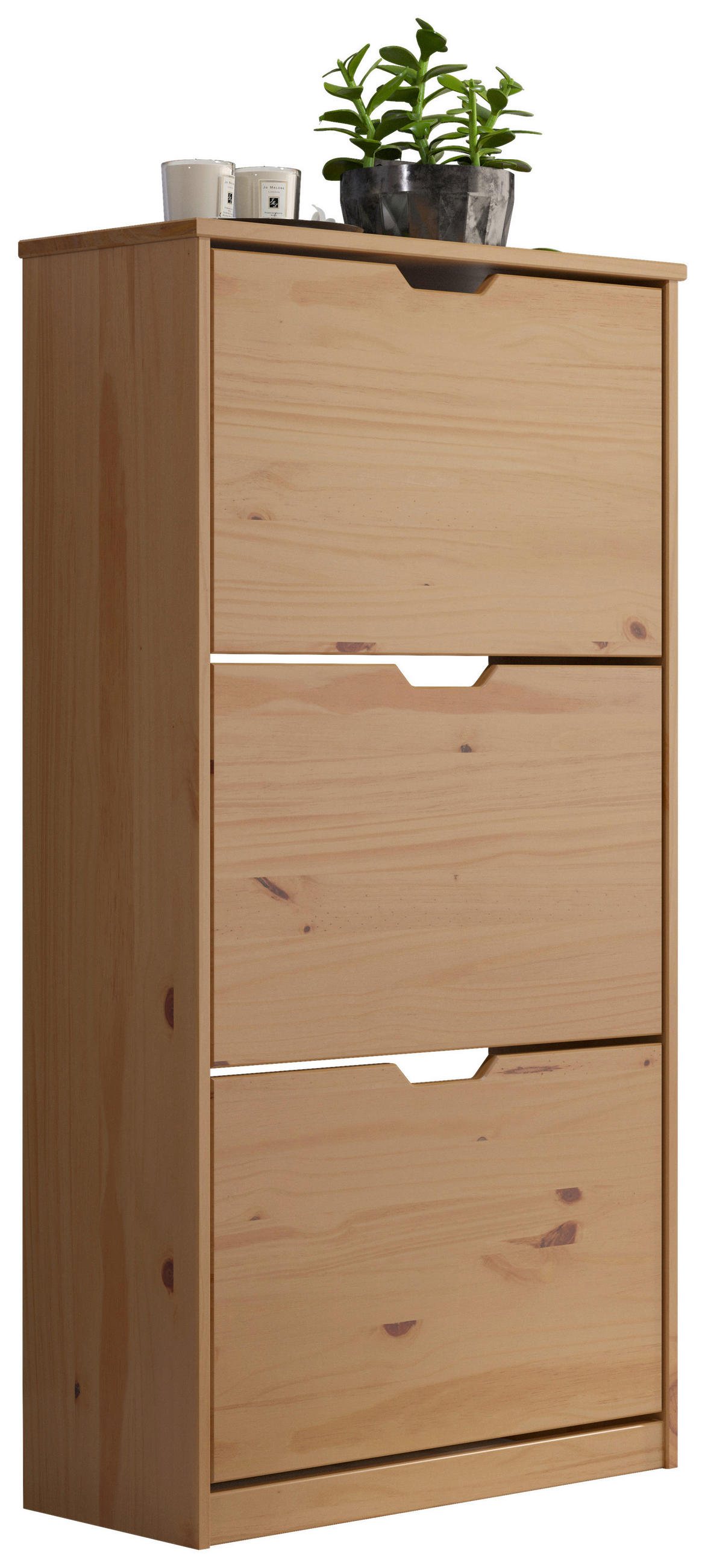 SCHUHKIPPER  in 60/114/25 cm  - Honig, MODERN, Holz (60/114/25cm)