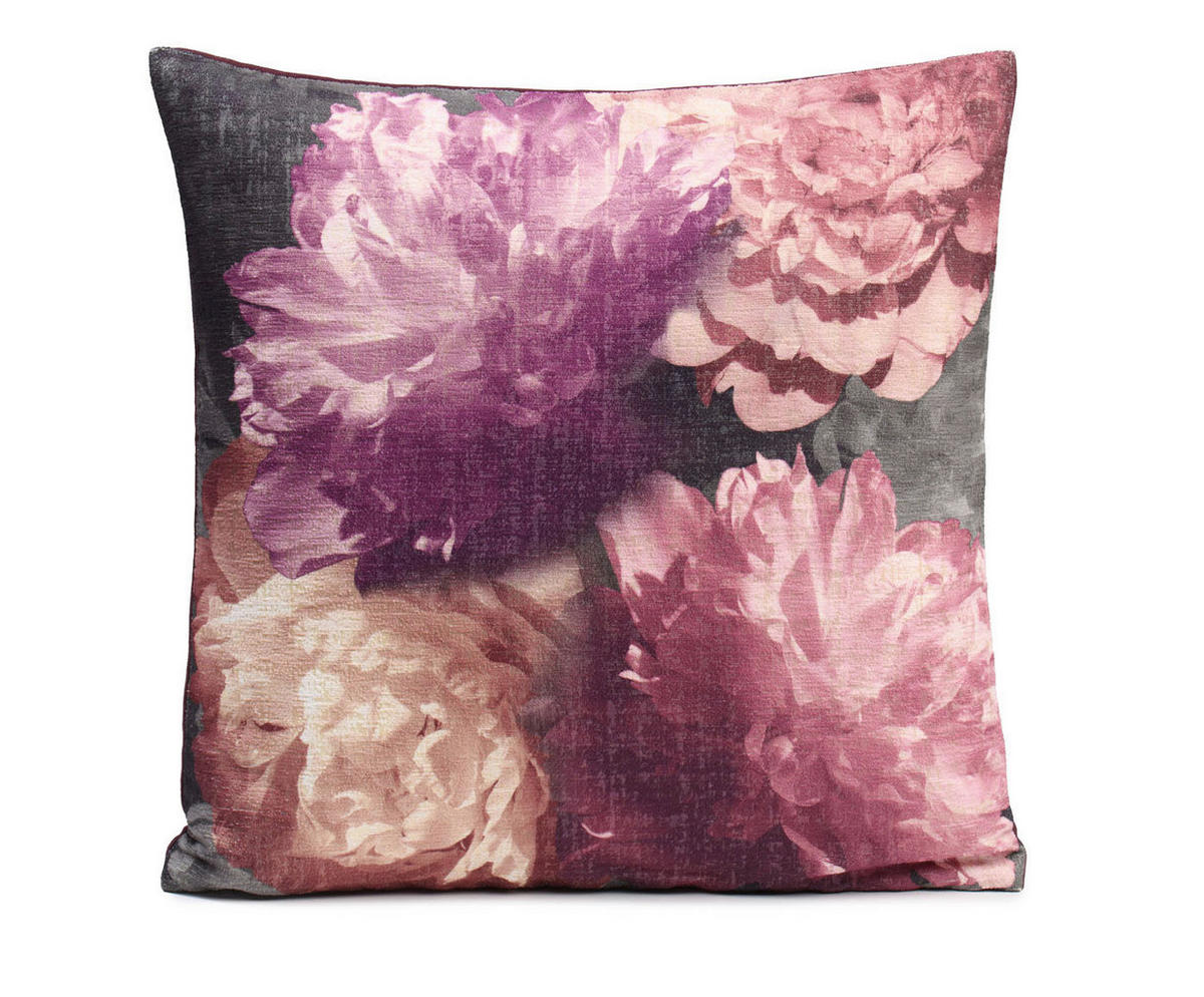 DEKORAČNÍ POLŠTÁŘ 50/50 cm - bobulová, Konvenční, textil (50/50cm) - Novel